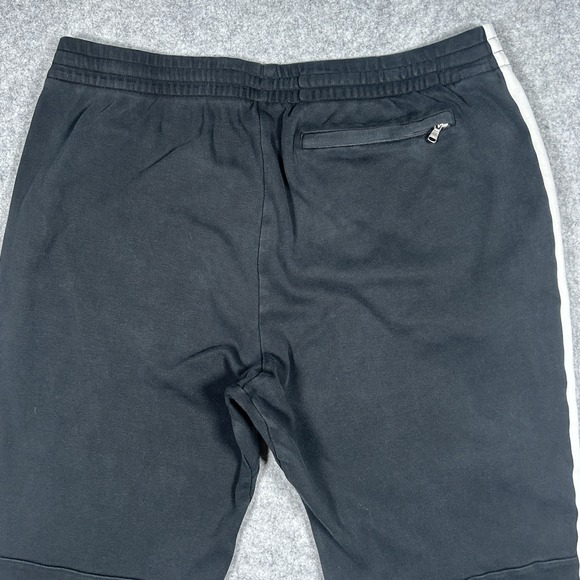 Polo Ralph Lauren Sweatpants Men's Size Medium Black Ankle Zip Red Pony - Picture 15 of 16